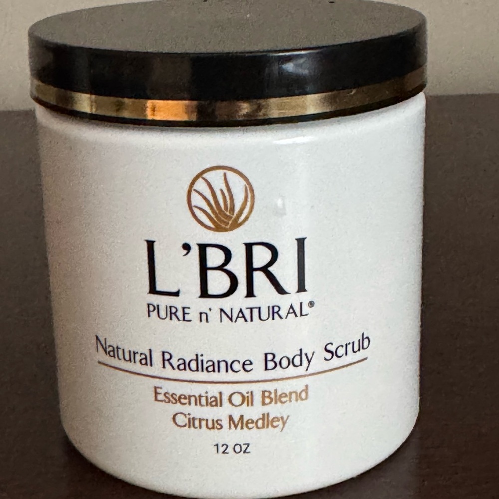 L’Bri Natural Radiance Body Scrub Essential Oil Blend